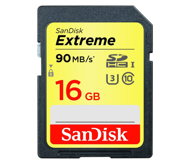 SanDisk 16GB SDHC Extreme Class10 90MB/s UHS-I U3 - 266373 - zdjęcie