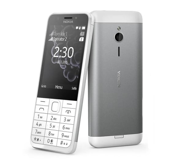 Nokia 230 Dual SIM biały-srebrny - 277450 - zdjęcie 2