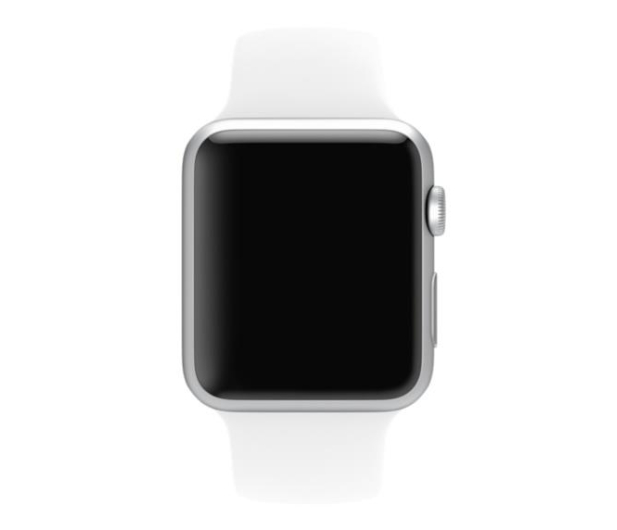 Apple Silikonowy do Apple Watch 42 mm S/M M/L biały - 273663 - zdjęcie 5