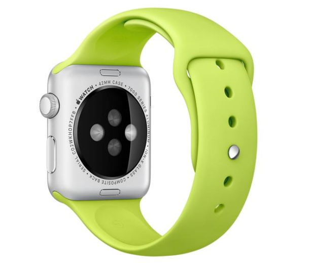 Apple Silikonowy do Apple Watch 42 mm zielony - 273667 - zdjęcie