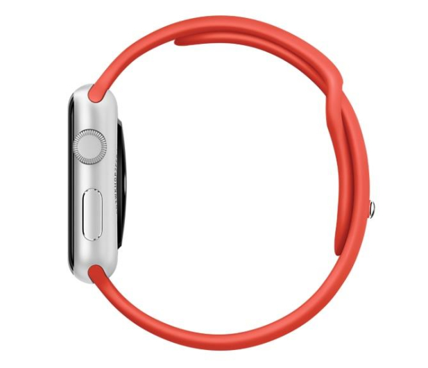 Apple Silikonowy do Apple Watch 42 mm pomarańczowy - 273669 - zdjęcie 4