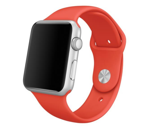 Apple Silikonowy do Apple Watch 42 mm pomarańczowy - 273669 - zdjęcie 2