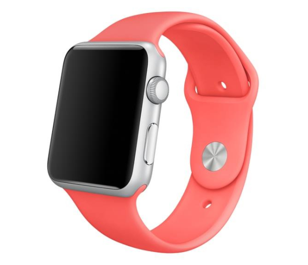 Apple Silikonowy do Apple Watch 42 mm różowy - 273668 - zdjęcie 2