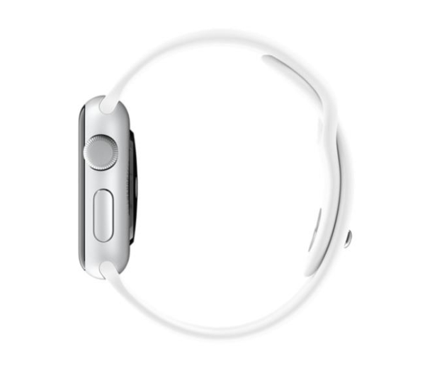 Apple Silikonowy do Apple Watch 38 mm biały - 273645 - zdjęcie 4