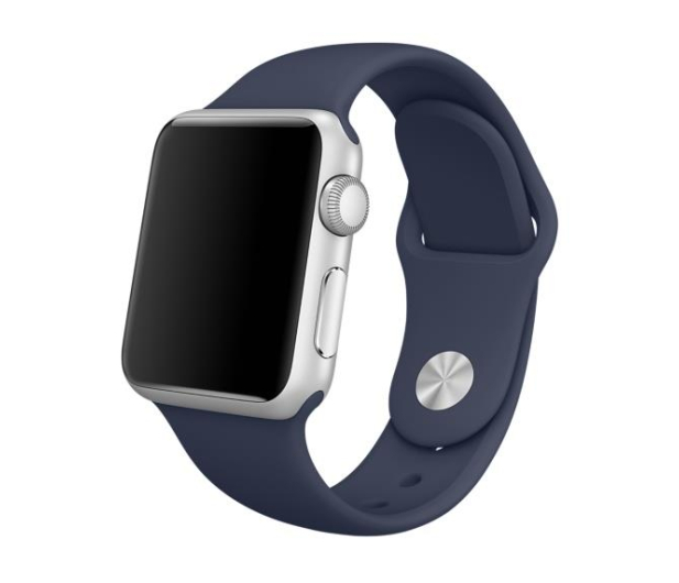 Apple Silikonowy do Apple Watch 38 mm granatowy - 273646 - zdjęcie 2