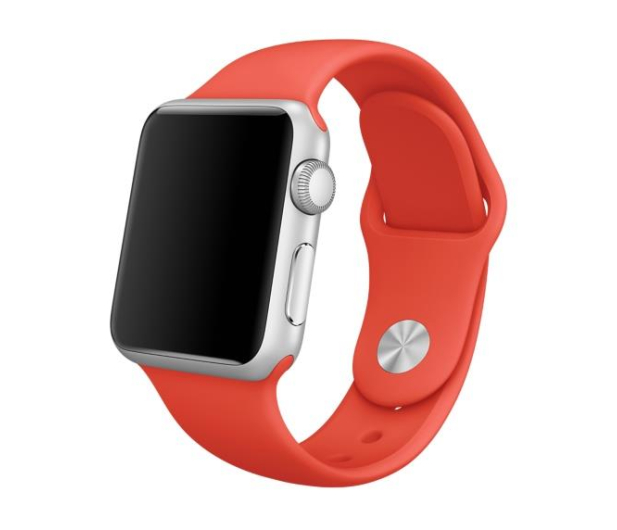 Apple Silikonowy do Apple Watch 38 mm pomarańczowy - 273653 - zdjęcie 2