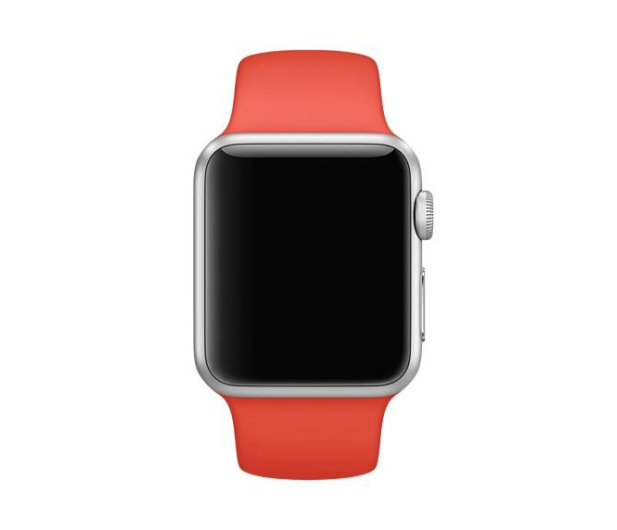Apple Silikonowy do Apple Watch 38 mm pomarańczowy - 273653 - zdjęcie 5