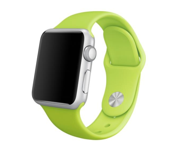Apple Silikonowy do Apple Watch 38 mm zielony - 273650 - zdjęcie 2