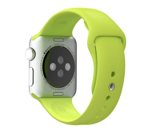 Apple Silikonowy do Apple Watch 38 mm zielony - 273650 - zdjęcie