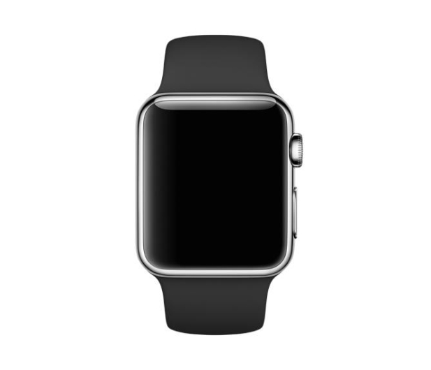 Apple Silikonowy do Apple Watch 38 mm czarno-szary - 273638 - zdjęcie 5