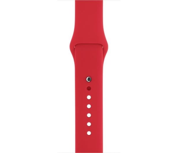 Apple Silikonowy do Apple Watch 38 mm czerwony - 273654 - zdjęcie 3