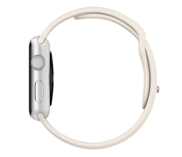 Apple Silikonowy do Apple Watch 42 mm alabastrowy - 273659 - zdjęcie 4