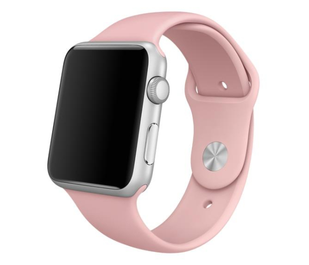 Apple Silikonowy do Apple Watch 42 mm bladoróżowy - 273665 - zdjęcie 2