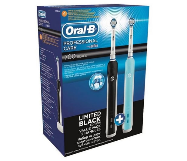 Oral-B Professional Care 700+500 DUO czarna i niebieska - 227736 - zdjęcie 3