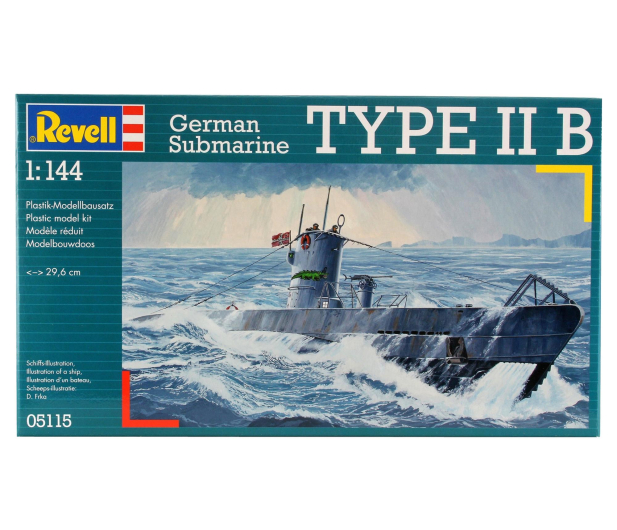 Revell U-Boot Typ IIB - 188841 - zdjęcie