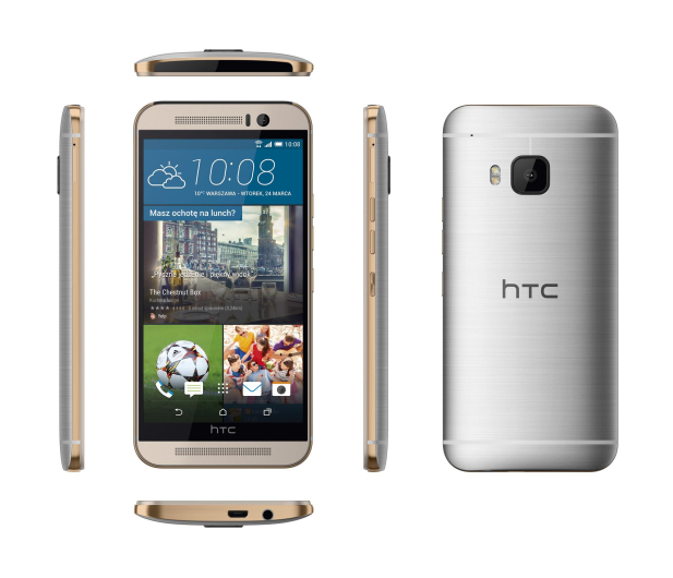HTC One M9 Silver/Gold - 229804 - zdjęcie 4