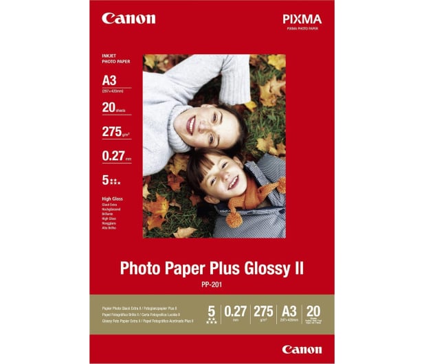 Canon Papier fotograficzny PP-201 (A3, 260g) 20szt. - 230318 - zdjęcie