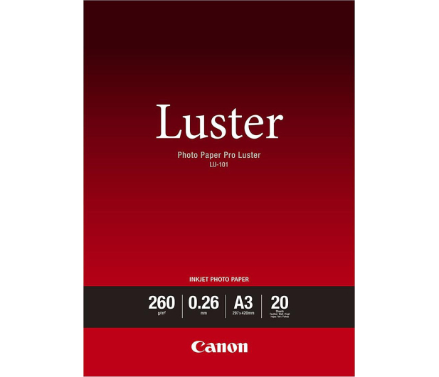Canon Papier fotograficzny LU-101 (A3, 260g) 20szt. - 230324 - zdjęcie
