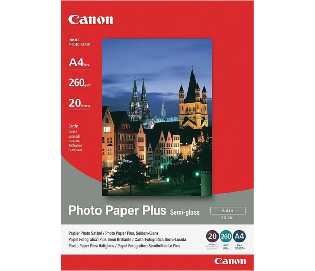 Canon Papier fotograficzny SG-201 (A4, 260g) 20szt. - 230455 - zdjęcie