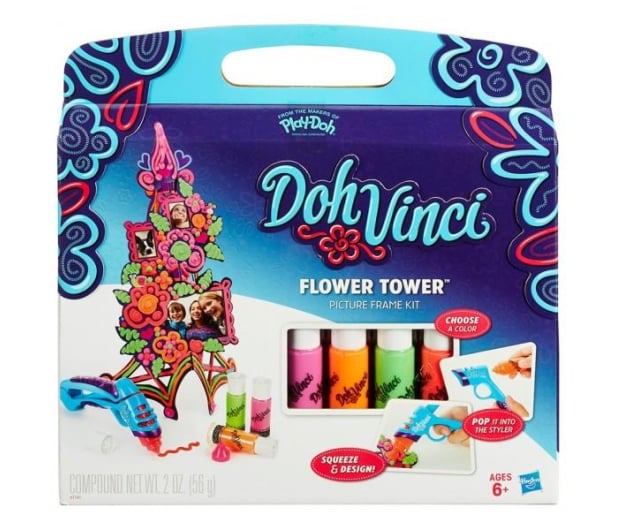 Play-Doh Doh Vinci Ramka Kwiatowa wieża - 231621 - zdjęcie