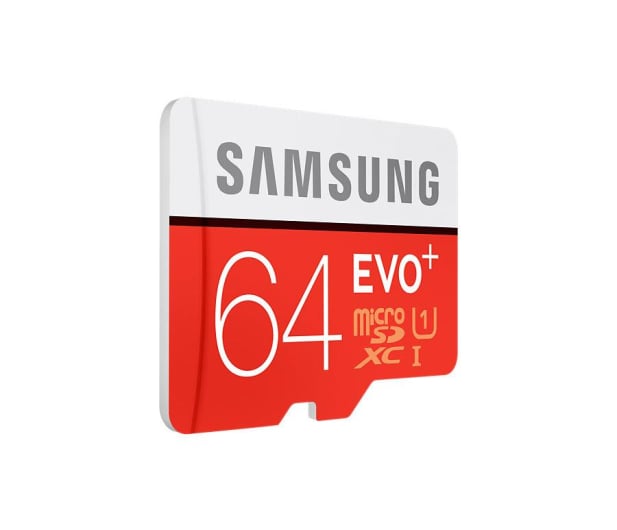 Samsung 64GB microSDXC Evo+ zapis 20MB/s odczyt 80MB/s  - 241030 - zdjęcie 2