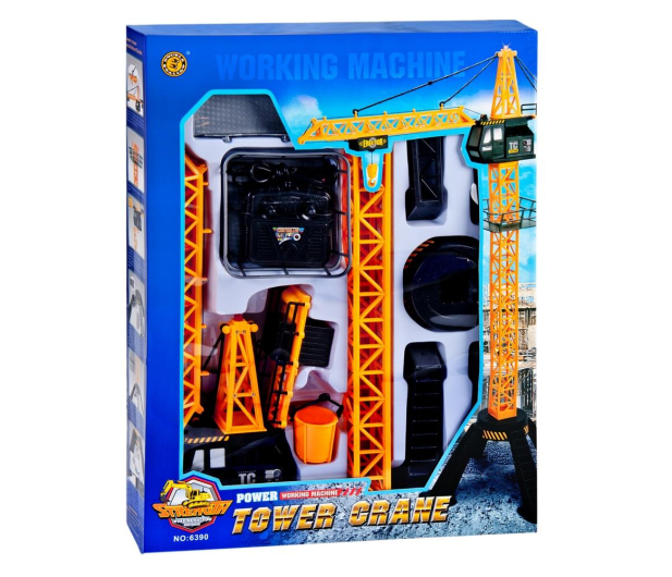 Mega Creative Dźwig Żuraw Tower Crane na radio - 241364 - zdjęcie 6