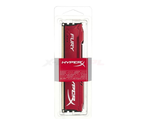 HyperX 4GB (1x4GB) 1600MHz CL10 Fury Red - 180501 - zdjęcie 3