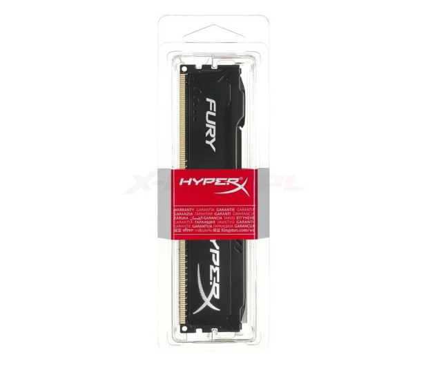 HyperX 4GB (1x4GB) 1600MHz CL10 Fury Black - 180487 - zdjęcie 2