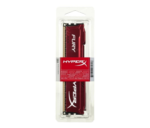 HyperX 8GB (1x8GB) 1866MHz CL10 Fury Red - 180545 - zdjęcie 2
