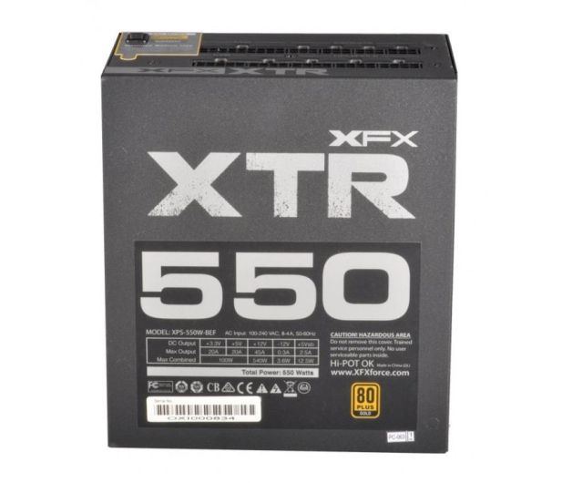 XFX Black Edition XTR Full Modular 550W - 243091 - zdjęcie 2