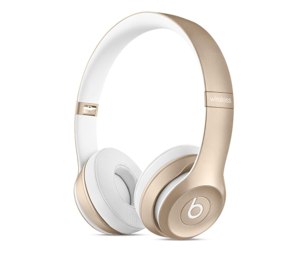 Apple Beats Solo2 On-Ear bezprzewodowe złote - 249121 - zdjęcie