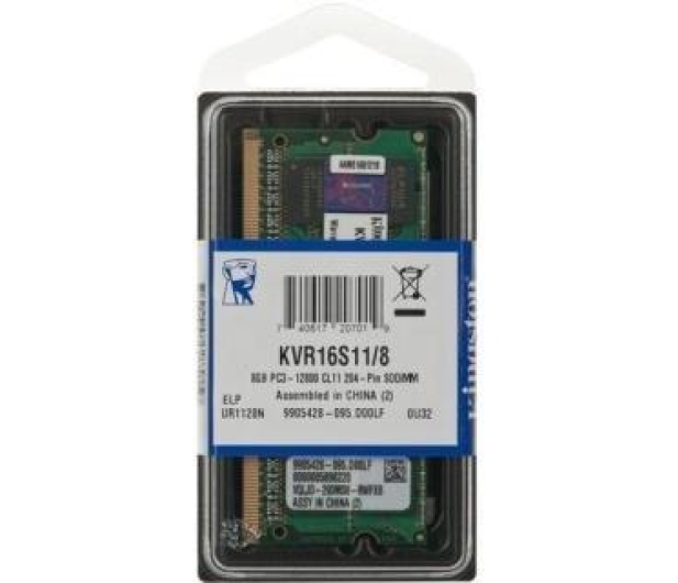 Kingston 8GB (1x8GB) 1600MHz CL11  DDR3L - 81525 - zdjęcie 3