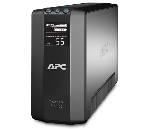 APC Back-UPS Pro 550 (550VA/330W, 6xIEC, AVR, LCD) - 51097 - zdjęcie