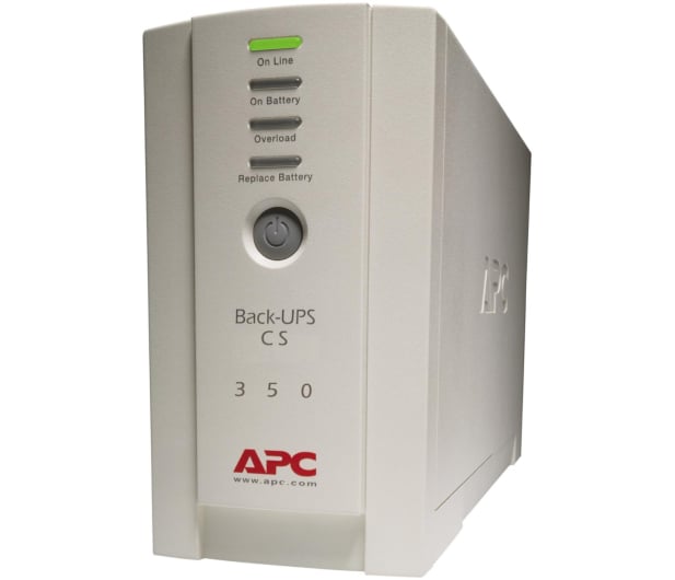 APC Back-UPS CS (350VA/210W, 4xIEC, RJ-45) - 27381 - zdjęcie