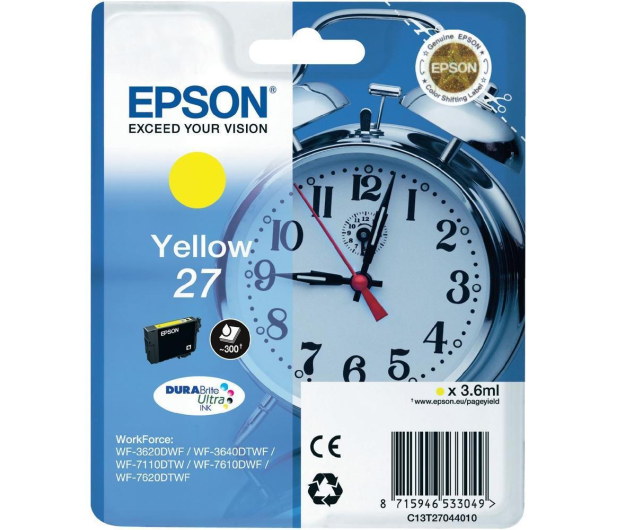 Epson T2704 yellow 27 300str. - 247835 - zdjęcie