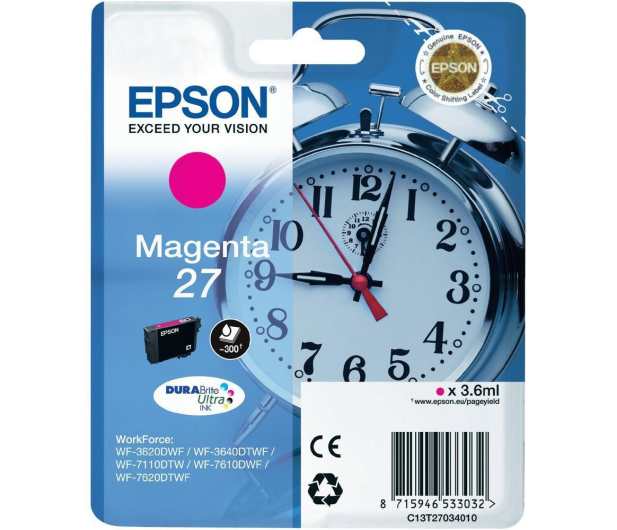 Epson T2703 magenta 27 300str. - 247837 - zdjęcie