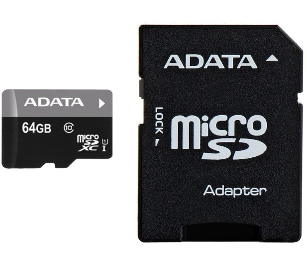 ADATA 64GB microSDXC UHS-I Premier + adapter - 249321 - zdjęcie 2