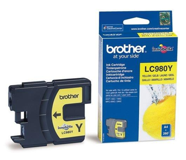 Brother LC980Y yellow 260str. - 39068 - zdjęcie 2