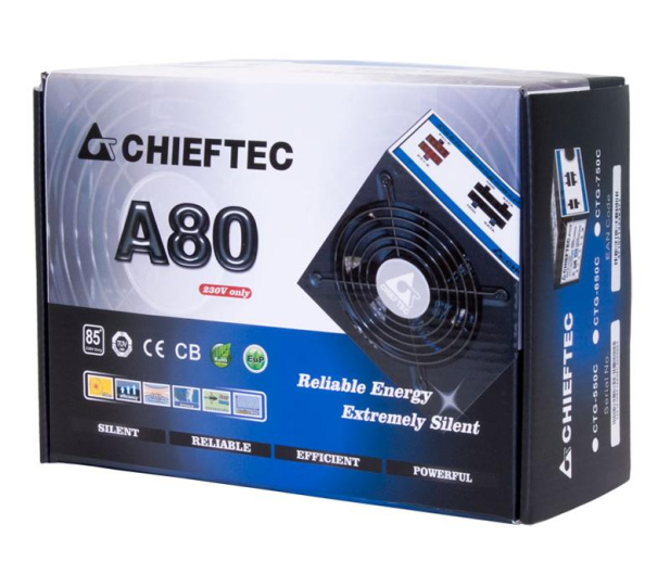 Chieftec A80 550W 85 Plus - 81117 - zdjęcie 4