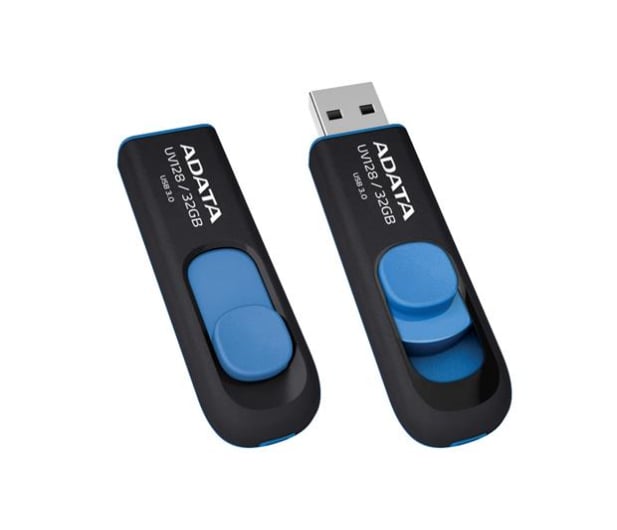 ADATA 32GB DashDrive UV128 czarno-niebieski (USB 3.1) - 255419 - zdjęcie 2