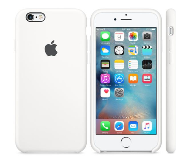 Apple Silicone Case do iPhone 6s biały - 259188 - zdjęcie