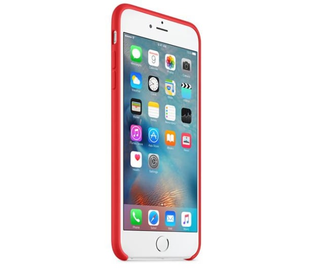 Apple iPhone 6s Plus Silicone Case czerwony - 259489 - zdjęcie 4