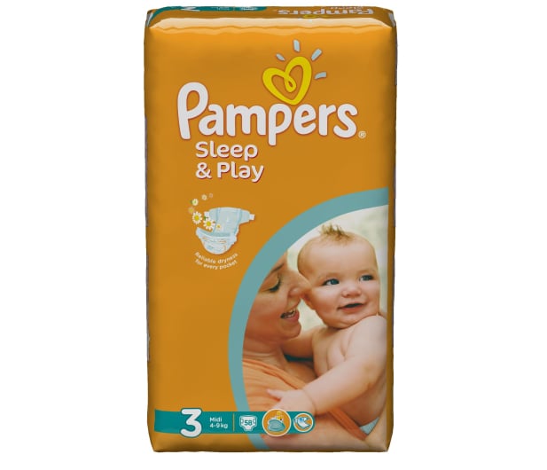 Pampers Sleep&Play 3 Midi 4-9kg 58 szt - 189232 - zdjęcie 2