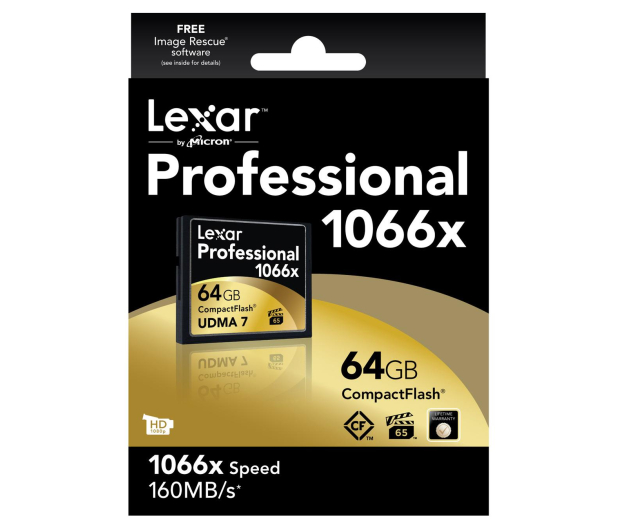 Lexar 64GB 1066x Compact Flash Professional - 257256 - zdjęcie 2
