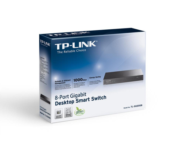 TP-Link 8p TL-SG2008 Rack (8x10/100/1000Mbit) - 206013 - zdjęcie 5