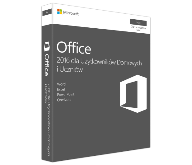 Microsoft Office 2016 dla Użytk. Domowych i Uczniów na Mac - 260419 - zdjęcie