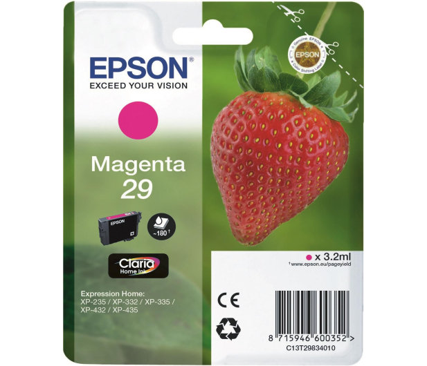 Epson 29 magenta 180 str. - 332045 - zdjęcie