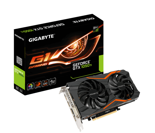 Gigabyte GeForce GTX 1050 Ti G1 Gaming 4GB GDDR5 - 331744 - zdjęcie