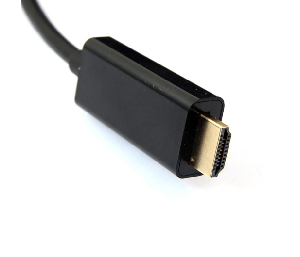 SHIRU Displayport (M)->HDMI (M) 1,8m czarny - 327242 - zdjęcie 2