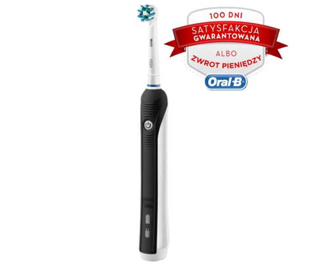 Oral-B Pro 750 czarna + pasta do zębów - 385166 - zdjęcie
